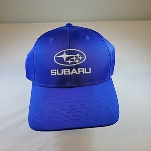 Official Subaru Gear Blue Adjustable Strapback Embroidered Hat